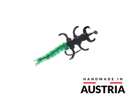 Köcherfliegenlarve - Rhyacophila - grün - 24 mm