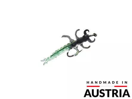 Köcherfliegenlarve - Rhyacophila - grün - 20 mm