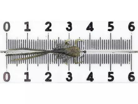 Eintagsfliegenlarve - klammernd - tan - 30 mm