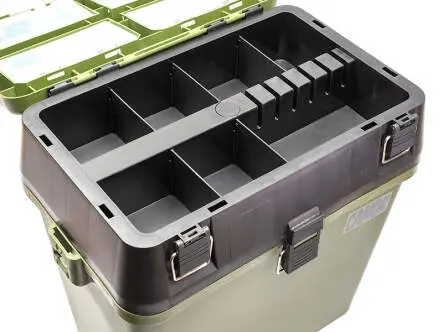 Kombi ANGLER-SITZKIEPE & BOX mit Schultergurt camor