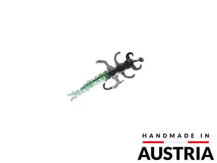 Köcherfliegenlarve - Rhyacophila - grün - 15 mm