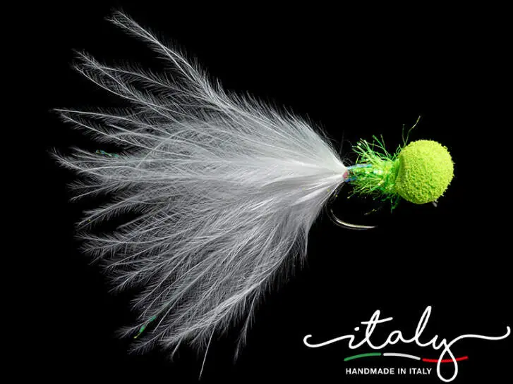 Shiny Marabou Booby White 12