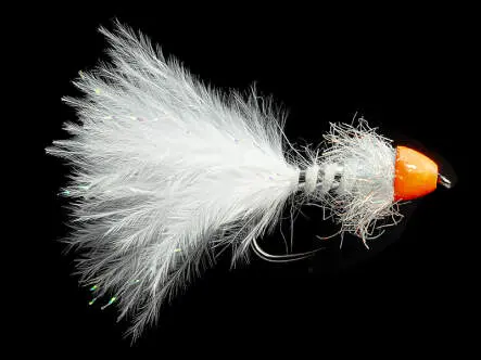 Marks TG Marabou Leech BL Hot White