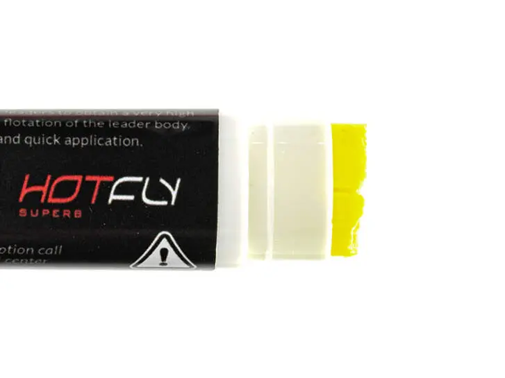 Sichthilfe-Wachs HIGH VIZ WAX hotfly - yellow fluo
