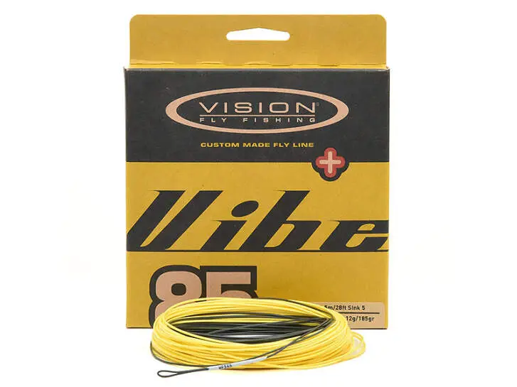Vision VIBE 85+ SINK HEAD Fliegenschnur schwimmend mit Sinkspitze 5 ips - WF F/S