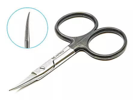 Schere TC PRO CURVED Wolframcarbid hotfly - 4.00"