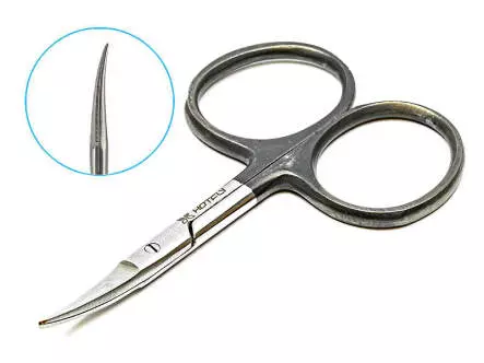 Schere TC PRO CURVED Wolframcarbid hotfly - 3.50"