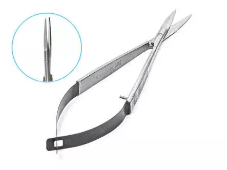 Federschere SPRING SCISSORS TC Wolframcarbid hotfly -...