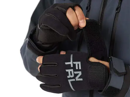 Neopren-Angelhandschuhe finntrail NEOSENSOR graphite - M