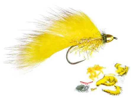 Golden Zonker Fliegenbinde Set