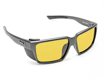 Polarisierende Sonnenbrille FISHER BLACK MATT aqua