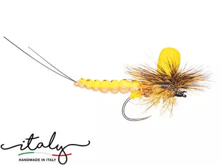 Large Yellow Mayfly Spinfly - 0,80 g - 4 cm - Hakengr. 6