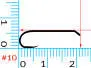 Haken hotfly LONG SHANK UNIVERSAL barbless - 25 Stk. - 8