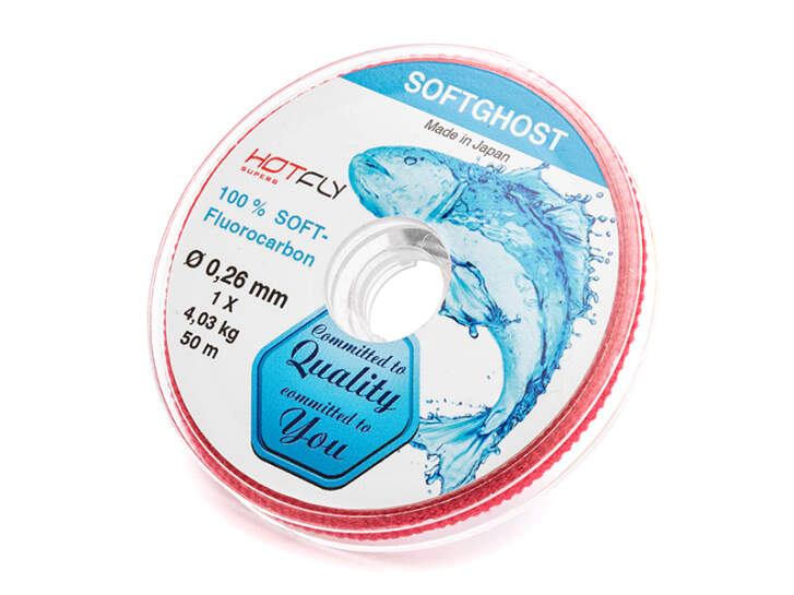 Soft Fluorocarbon Vorfachmaterial SOFTGHOST - 50 m